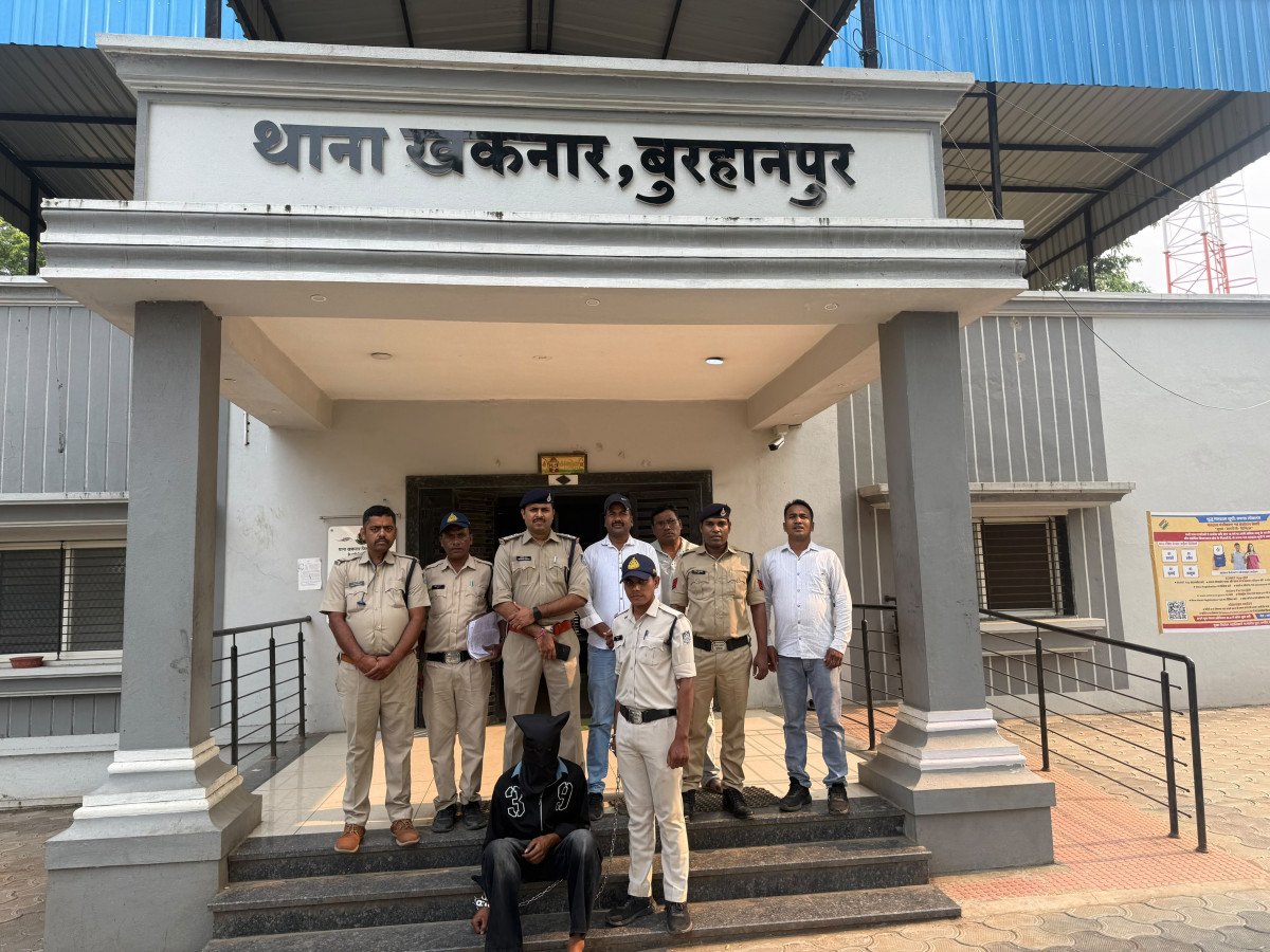 अवैध हथियार तस्कर के विरुद्ध बुरहानपुर पुलिस की प्रभावी कार्यवाही