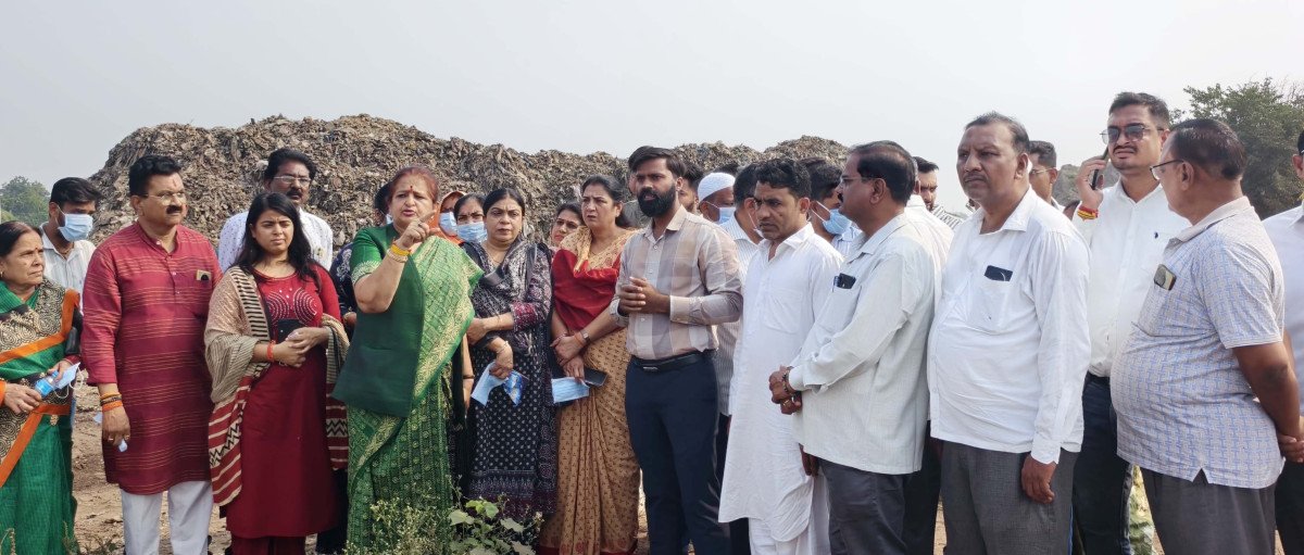 कचरा प्रबंधन संयंत्र का निरीक्षण, “गंदगी पर स्वच्छता की जीत का लें संकल्प, विजय सुनिश्चित होगी”-अर्चना चिटनिस