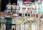 बुरहानपुर में अवैध शराब के विरुद्ध आबकारी विभाग एवं पुलिस द्वारा संयुक्त कार्यवाही में 115 लीटर शराब जप्त, ड्रोन से की सर्चिंग