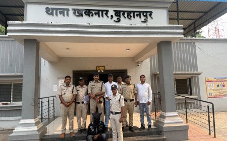 अवैध हथियार तस्कर के विरुद्ध बुरहानपुर पुलिस की प्रभावी कार्यवाही