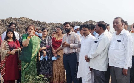 कचरा प्रबंधन संयंत्र का निरीक्षण, “गंदगी पर स्वच्छता की जीत का लें संकल्प, विजय सुनिश्चित होगी”-अर्चना चिटनिस