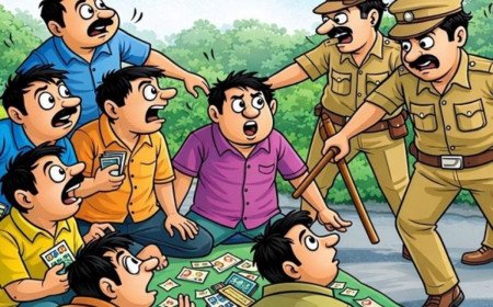 बुरहानपुर जिले में शाहपुर पुलिस की बड़ी कार्रवाई, जुआ खेलते 4 आरोपी गिरफ्तार; नगदी व ताश के पत्ते जब्त