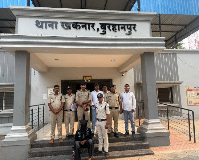 अवैध हथियार तस्कर के विरुद्ध बुरहानपुर पुलिस की प्रभावी कार्यवाही