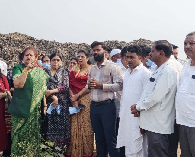 कचरा प्रबंधन संयंत्र का निरीक्षण, “गंदगी पर स्वच्छता की जीत का लें संकल्प, विजय सुनिश्चित होगी”-अर्चना चिटनिस